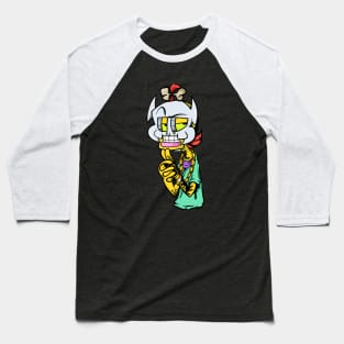 Dope sneaky thief cartoon illustration Baseball T-Shirt